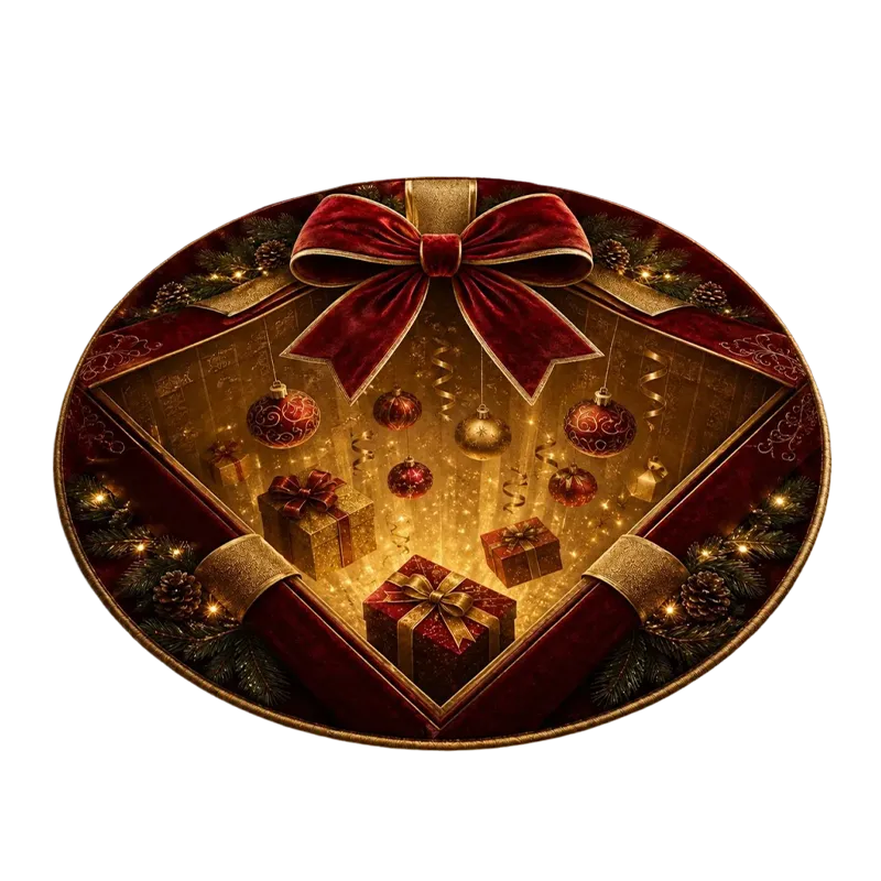 Shirem Christmas 3D Illusion Rug