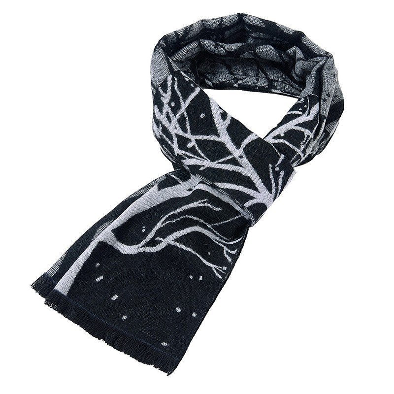 Men's generous scarf