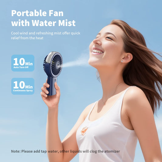 Misting Fan Portable Handheld Fan