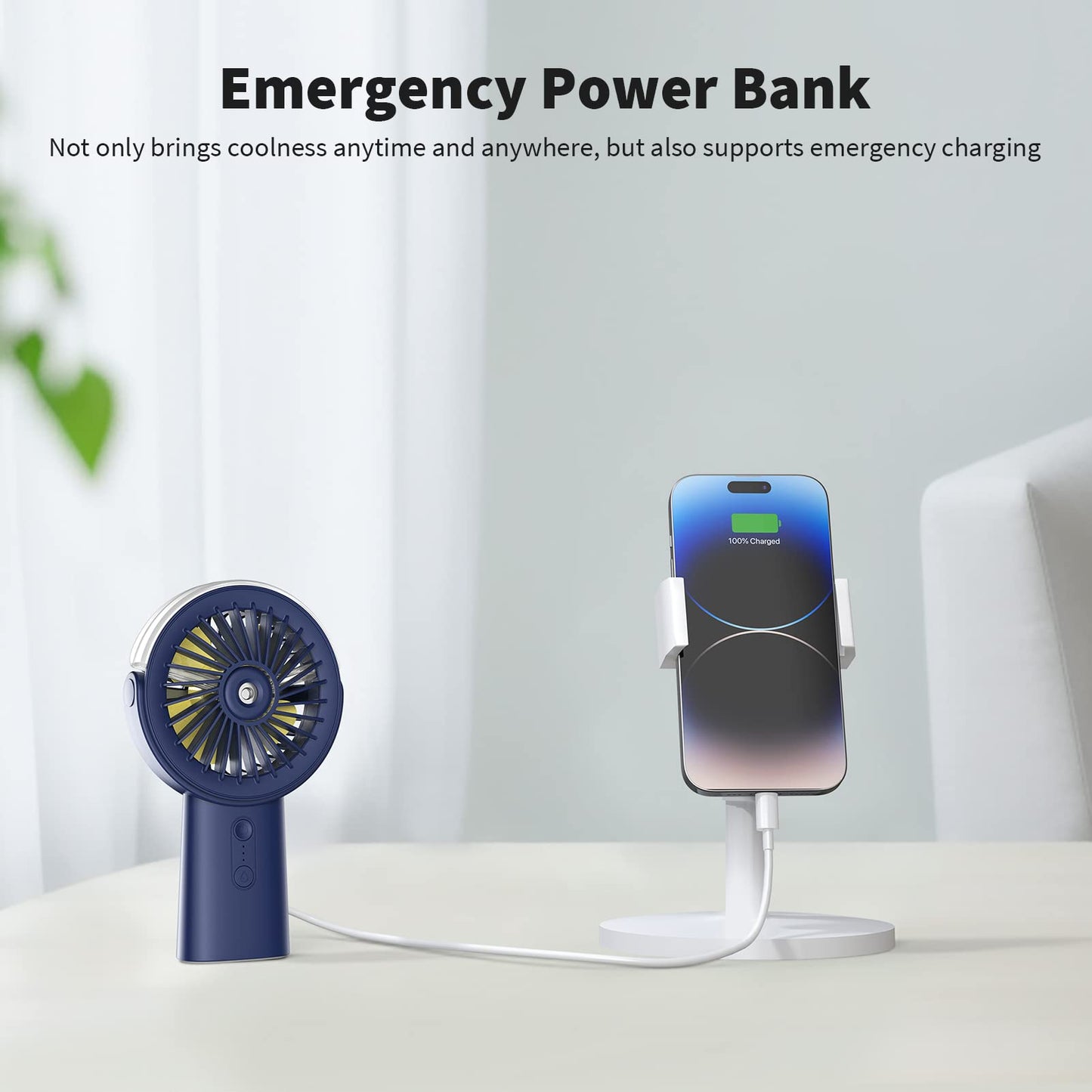 Misting Fan Portable Handheld Fan