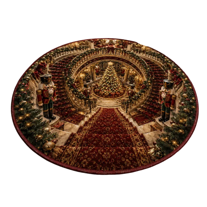 Shirem Christmas 3D Illusion Rug