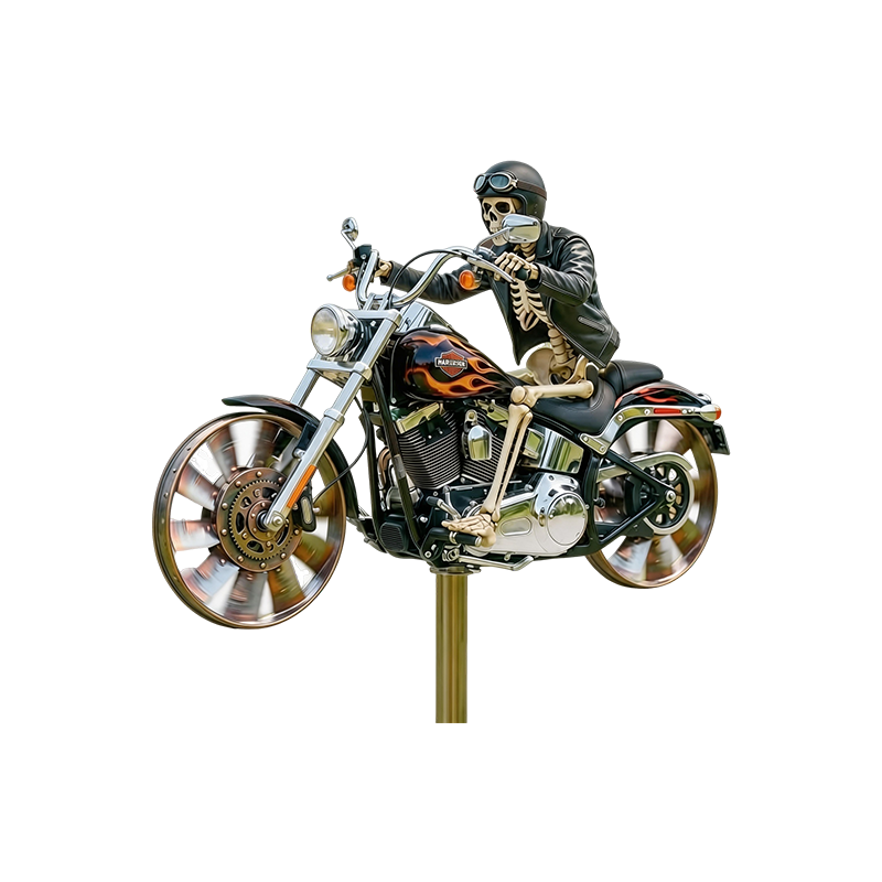 Esslyn Skeleton Rider Windmill