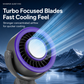 Rechargeable Clip-On Cooling Fan with Ice-Cooling Plate