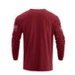 Men's 100% Cotton American Flag with Cross Graphic Round Neck Long Sleeve T-Shirts