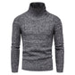 Turtleneck Mens Fashion Long-Sleeved Sweater Bottoming Sweater Knitwear