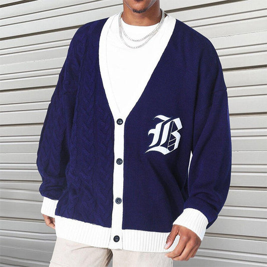 Men's V-Neck Sweaters-Artgown.com As shown S
