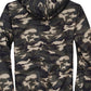 Man Casual Fleeced Hoodie Printed Coats
