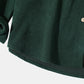 Mens Pure Color Stand Collar Corduroy Casual Long Sleeve Shirts