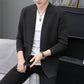 Men's Casual Knitted Cardigan Top Black XL