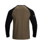 Men's 100% Cotton Patriotic American Flag Raglan Sleeve Long Sleeve Graphic T-shirts