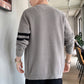 Men's Casual Knitted Cardigan Top Green 2XL