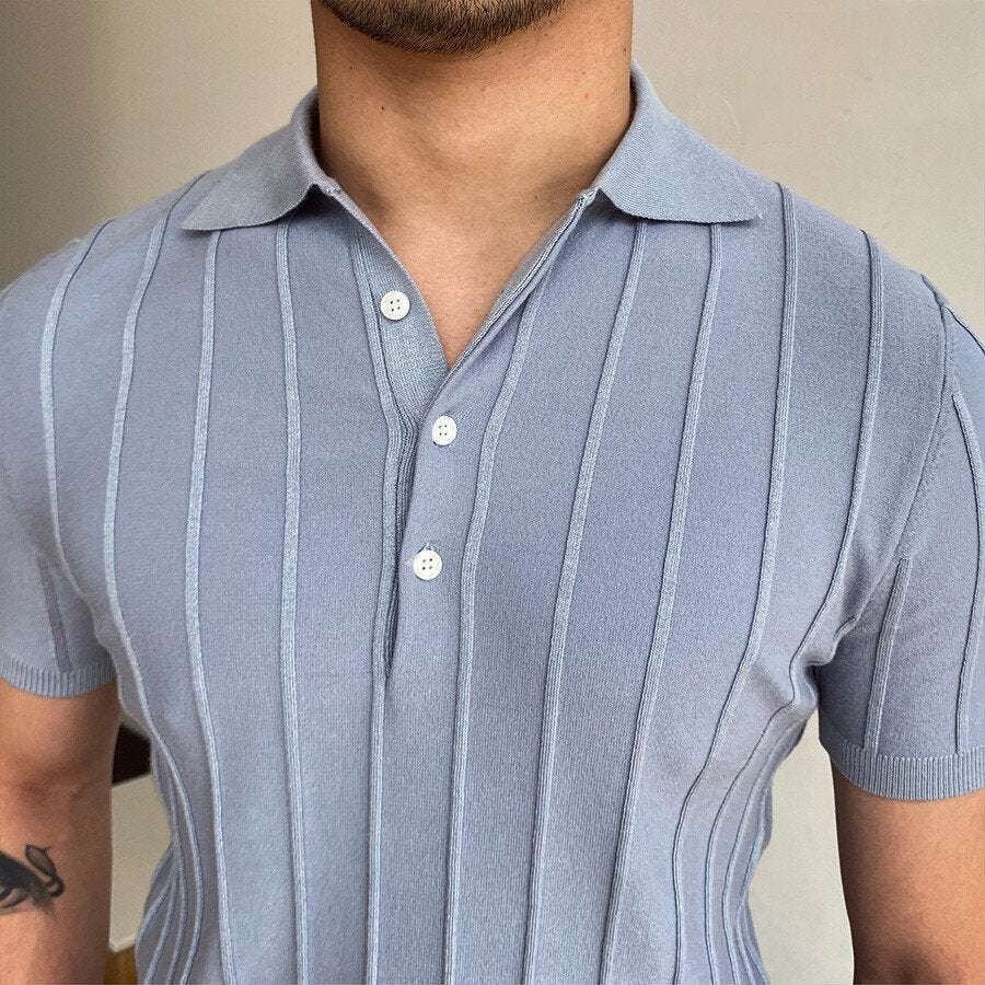 Men's Casual Short Sleeve Knit T-Shirt White 2XL