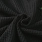 Mens Basic Knitted Rose Embroidery Patch Short Sleeve Casual Two Piece Outfits Cozy Loungewear