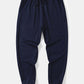 Mens Colorblock Panel Stitching Letter Embroidery Sweatshirt Preppy Two Pieces Outfits