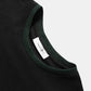 Mens Letter Embroidery Knitted Patchwork Crew Neck Short Sleeve Two Pieces Outfits