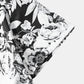 Mens All Over Skull Floral Print Lapel Short Sleeve Halloween Shirts