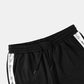Mens Rose Pattern Letter Side Stripe Sweatshirt Long Two Pieces Outfits