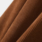 Mens Corduroy Solid Color Lapel Button Up Basics Long Sleeve Shirts