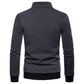 Men's Casual Stand-Collar Multi-Pocket Zipper Cardigan Top