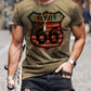 Short Sleeve Casual Cotton Blends Shirts & Tops Red L