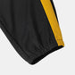 Mens Side Stripe Script Embroidered Sweatshirt Casual Cuffed Two Pieces Outfits