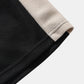Preppy Mens Patchwork Letter Color Crew Neck Short Sleeve Two Pieces Outfits