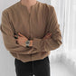 Men's Casual Fashion Shirts Coffee M