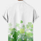 Men's Simple Clover Print Large Shirt