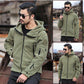 Military Fleece Tactical Jacket Solid Casual Hooded Jacket Army Zipper Coat Outdoor Thermal Ventilation Sports Polar Clothes
