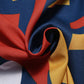 Mens Geometric Colorful Block Printed Short Sleeve Shirt