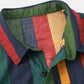 Men Thin & Breathable Cotton Outfits Sets Colorful Stripe Holiday Short Sleeve Two Pieces