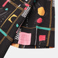 Mens All Over Graffiti Print Street Short Sleeve Shirts