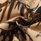Mens Thin & Breathable Cotton Tribal Pattern Vintage Lapel Holiday Casual Shirt