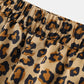 Mens Hawaiian Leopard Print Thin Holiday Beachwear Surfing Sporty Button Loungewear Set SKUE44246