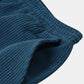 Mens Thin Corduroy Solid Breathable Short Sleeve Shirt & Shorts Set With Pocket SKUH44628