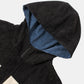 Mens Colorblock Corduroy Drawstring Hem Daily Pullover Hoodie