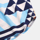 Mens Triangle All Over Print Lapel Street Short Sleeve Shirts