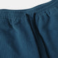Mens Thin Corduroy Solid Breathable Short Sleeve Shirt & Shorts Set With Pocket SKUH44628