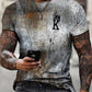 Men's Tee T shirt Shirt 3D Print Graphic Prints Letter Print Short Sleeve Daily Tops Polyester Casual Vintage Designer Big and Tall Round Neck